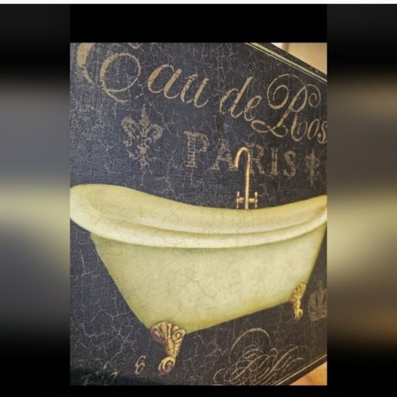 Canvas Luxury Bath " Bain De Luxe II " by Daphne Brissonnet House of Hampton - Picture 8 of 8